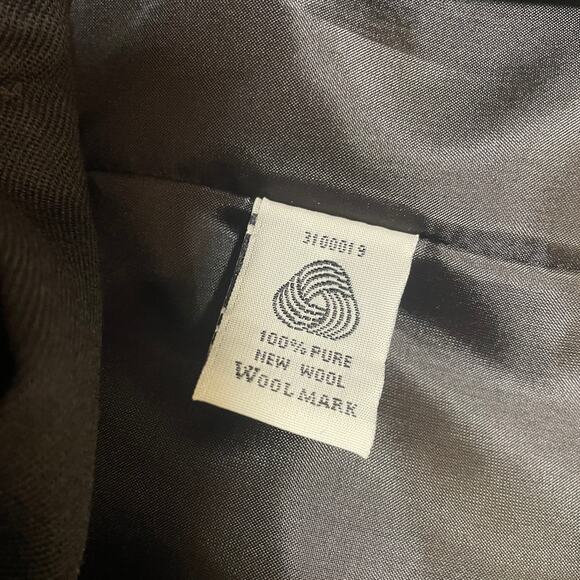 Vintage Pendleton Black Wool Suit Set 14/16 | Old Money Career Capsule NWOT - Picture 7 of 9